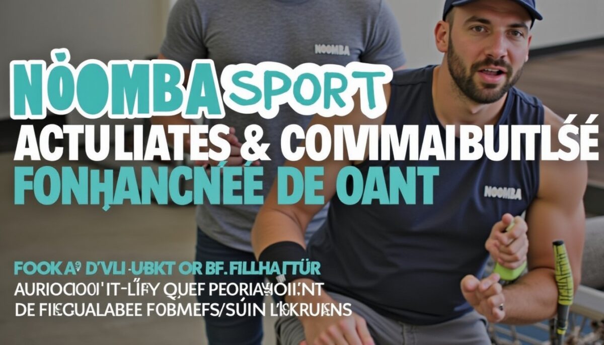 Noomba Sport : Actualités, Outils Innovants et Communauté Engagée pour Passionnés de Sport Noomba Sport : Actualités, Outils Innovants et Communauté Engagée pour Passionnés de Sport